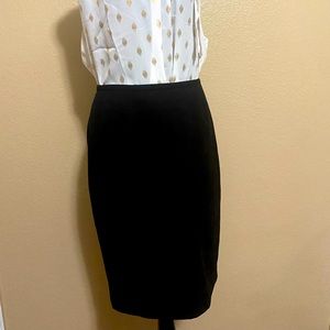 Calvin Klein black pencil skirt